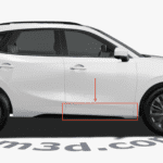 فلاپ - قاب تزئینی زیر درب راست جلو لاماری