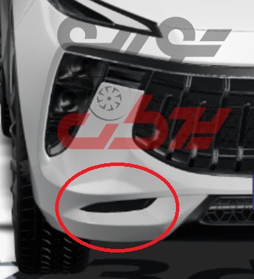 alt="بادگیر سپر جلو راست لاماری با کیفیت بالا | توربو یدکی - تامین کننده قطعات خودروهای چینی"